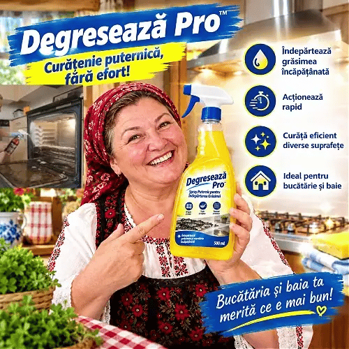 Degresează Pro™ – Spray Puternic pentru Îndepărtarea Grăsimii