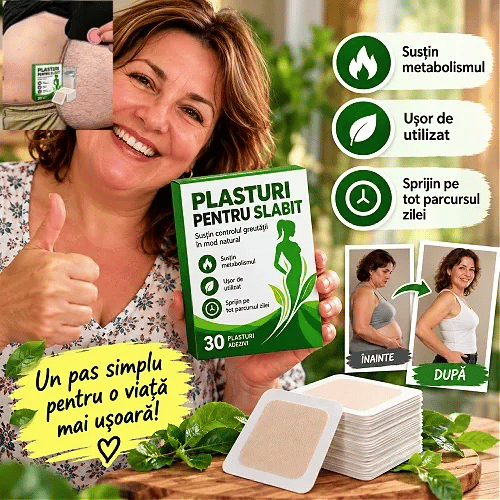 👉 Plasturi pentru Slăbit – Susținere pentru Controlul Greutății